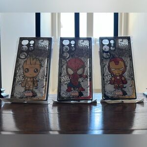 Marvel Character Samsung S24 Ultra Phone Cases Set